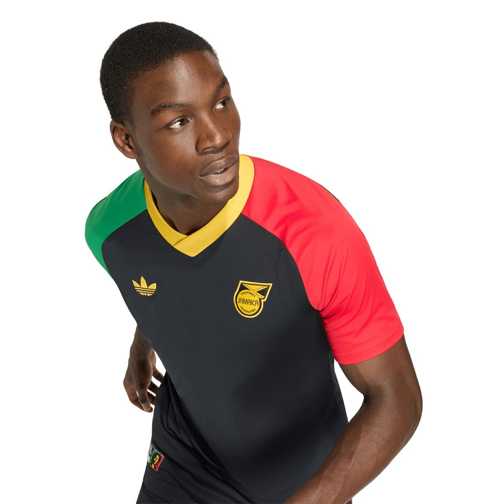 Jamaica National Team 2026 Pre-Match Training Jersey Black - Adidas