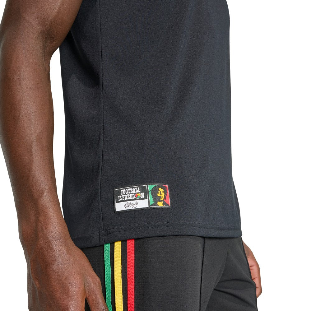 Jamaica National Team 2026 Pre-Match Training Jersey Black - Adidas