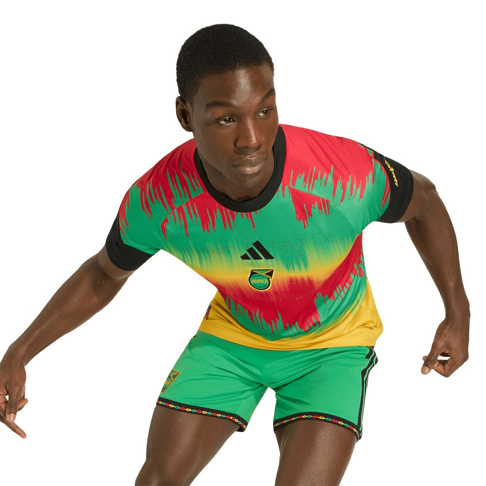 Jamaica National Team 2026 Pre-Match Training Jersey Green - Adidas