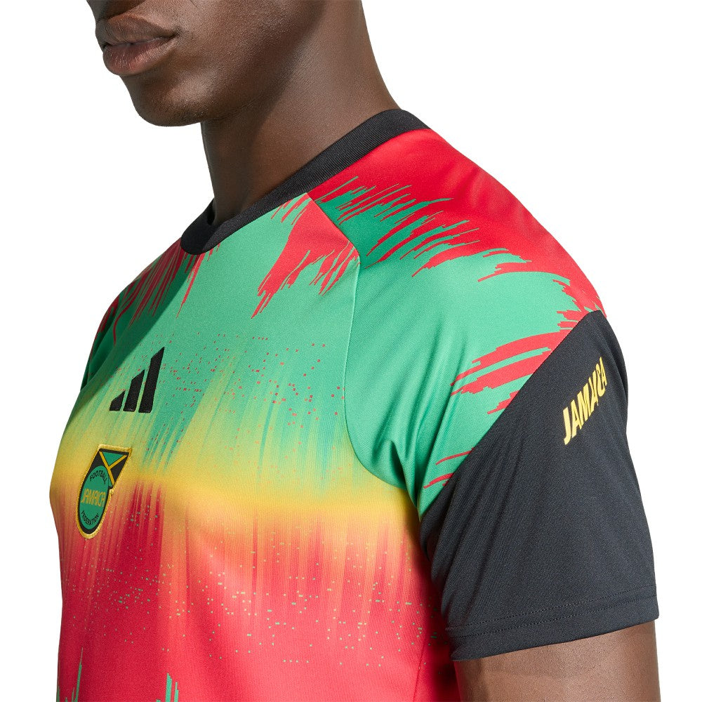 Jamaica National Team 2026 Pre-Match Training Jersey Green - Adidas