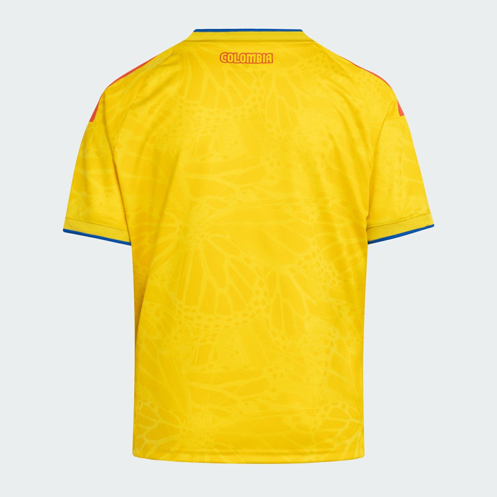 Colombia National Team Youth FIFA x World Cup 2026 Home Replica Jersey Yellow - Adidas