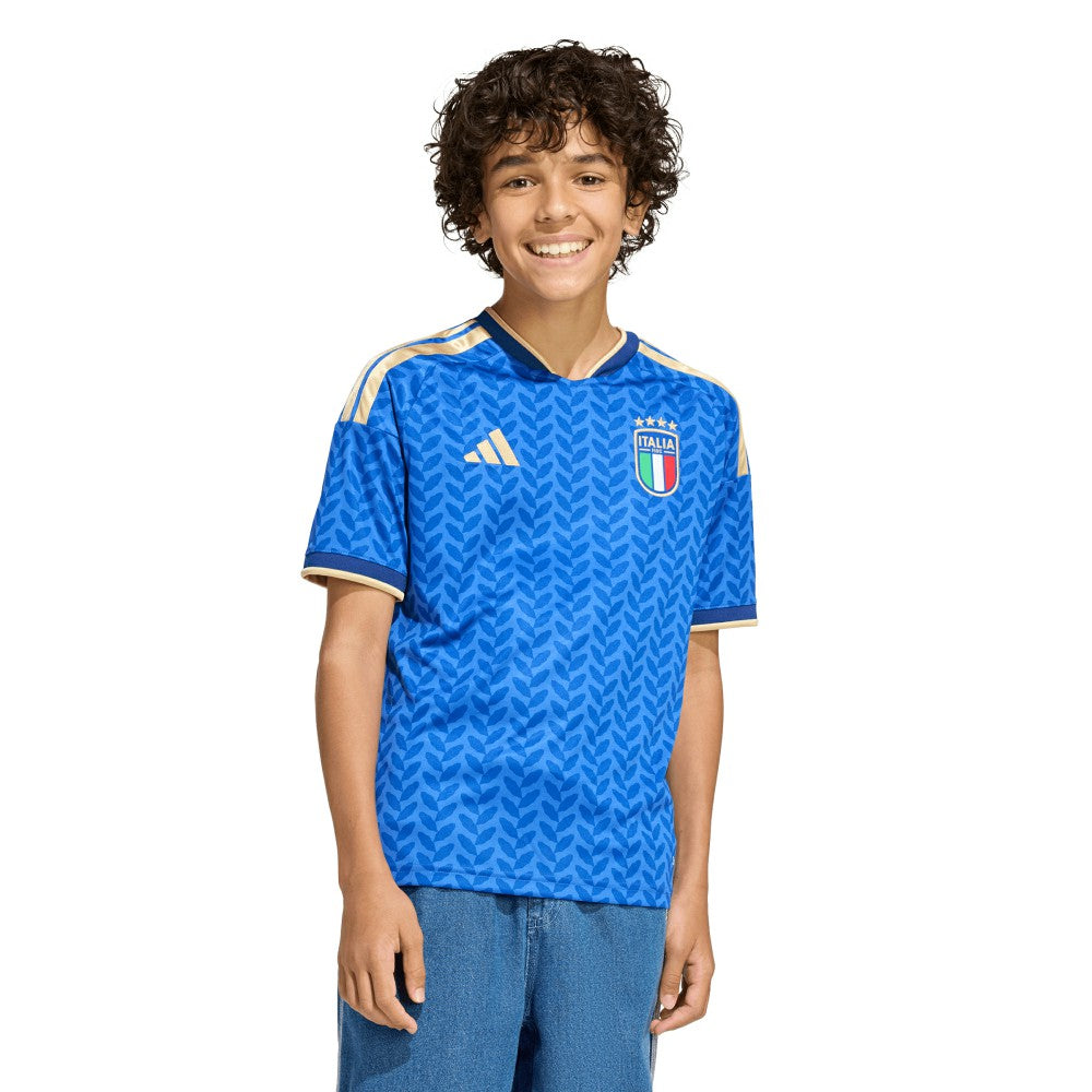 Italy National Team Youth FIFA x World Cup 2026 Home Replica Jersey Blue - Adidas