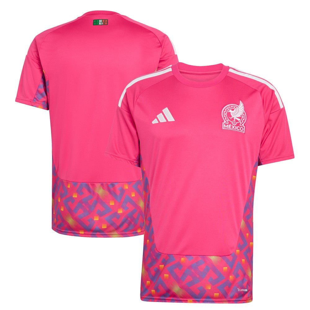 Mexico National Team FIFA x World Cup 2026 Goalkeeper Replica Jersey Pink - Adidas