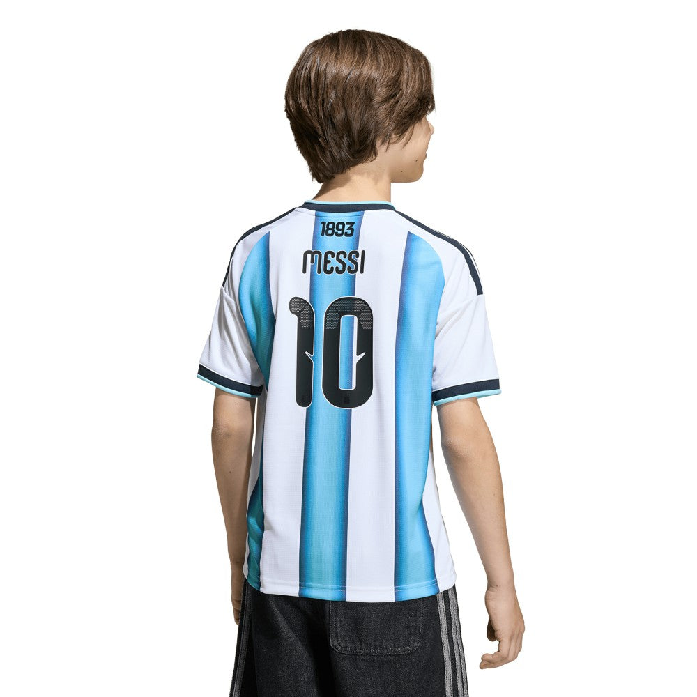 Lionel Messi Argentina National Team Youth FIFA x World Cup 2026 Home Replica Jersey White - Adidas