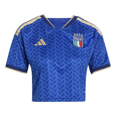 Italy National Team Women's FIFA x World Cup 2026 Home Cropped Replica Jersey Royal - Adidas