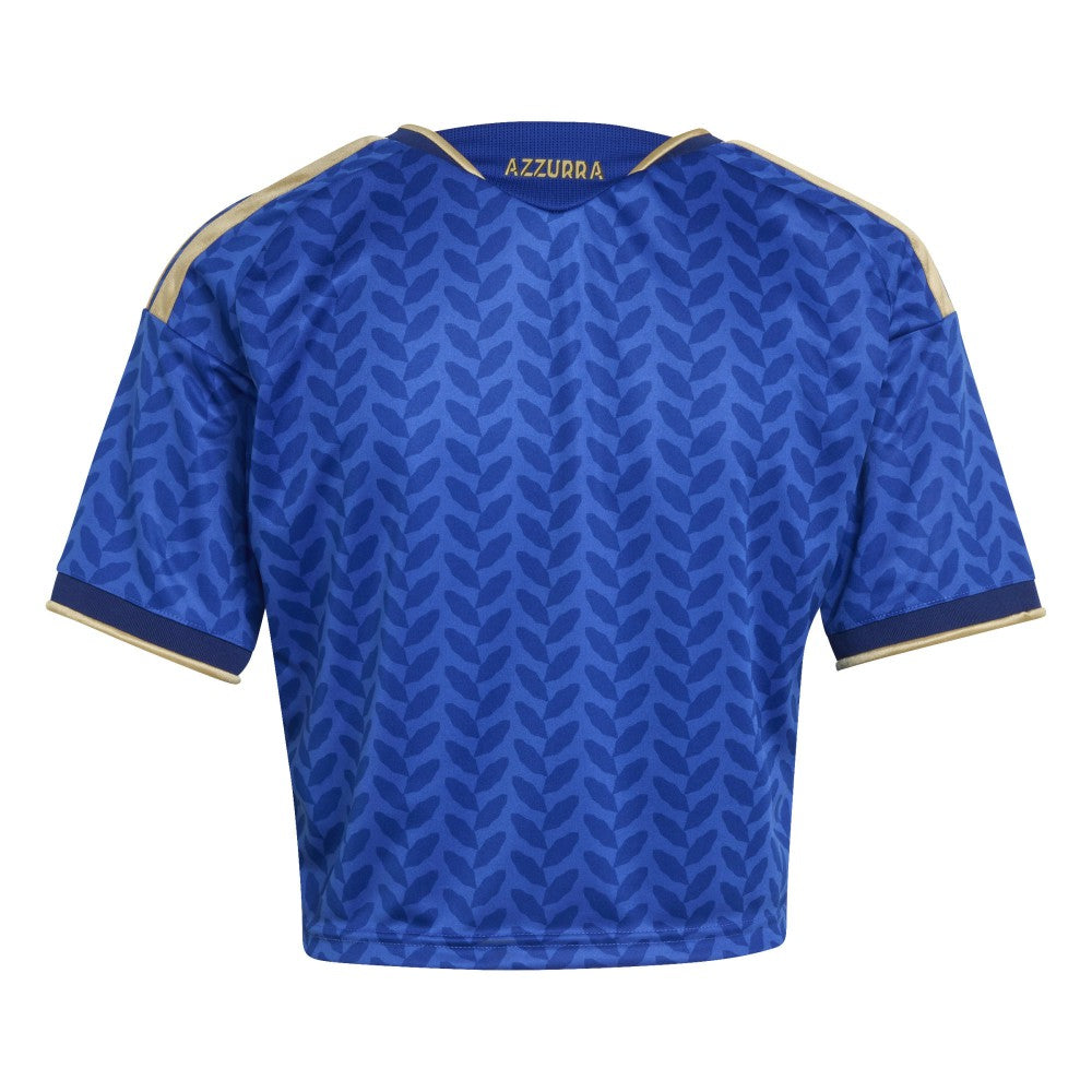 Italy National Team Women's FIFA x World Cup 2026 Home Cropped Replica Jersey Royal - Adidas