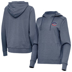 Cincinnati Reds Antigua Women's Justice Stars and Stripes Team Logo Pullover Hoodie | MLB Outlet