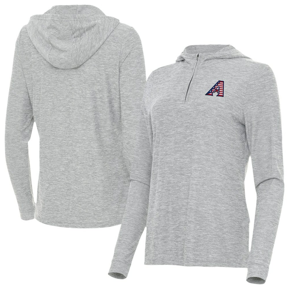 Arizona Diamondbacks Antigua Women's Daybreak Quarter-Zip Hoodie | MLB On Sale