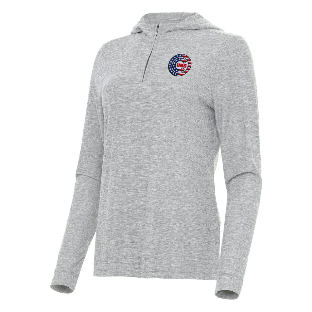 Chicago Cubs Antigua Women's Daybreak Quarter-Zip Hoodie | MLB Shop