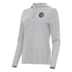 Chicago Cubs Antigua Women's Daybreak Quarter-Zip Hoodie | MLB Shop