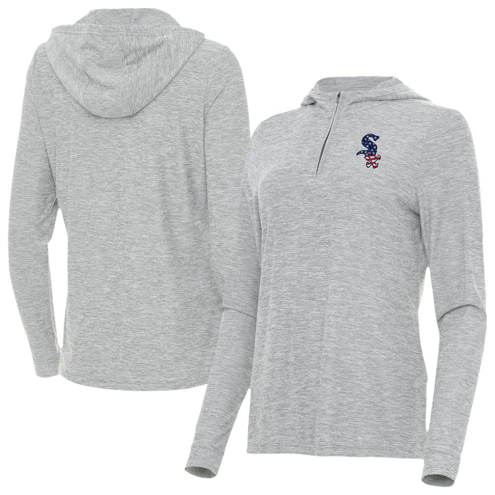 Chicago White Sox Antigua Women's Daybreak Quarter-Zip Hoodie | MLB US