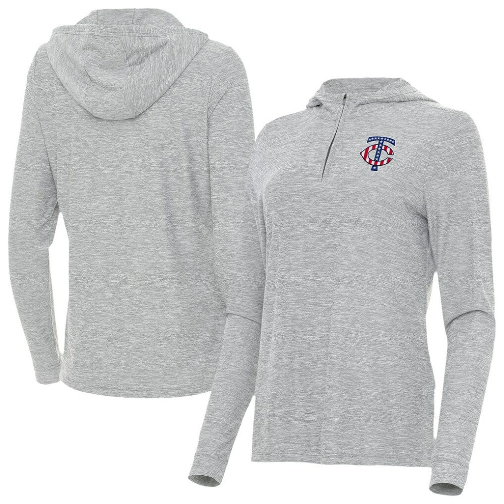 Minnesota Twins Antigua Women's Daybreak Quarter-Zip Hoodie | MLB Sale