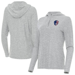 Milwaukee Brewers Antigua Women's Daybreak Quarter-Zip Hoodie | MLB For sale