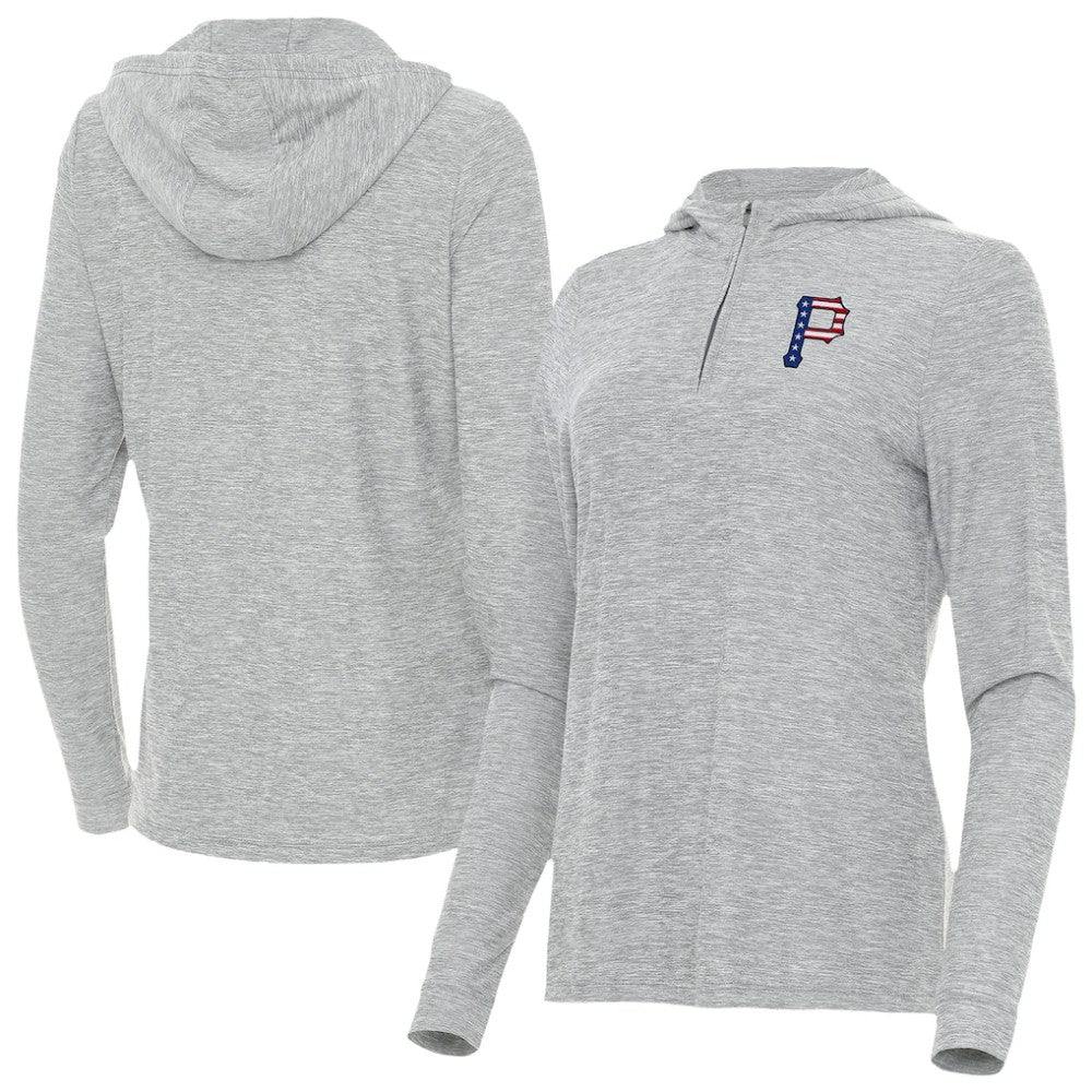 Pittsburgh Pirates Antigua Women's Daybreak Quarter-Zip Hoodie | MLB New