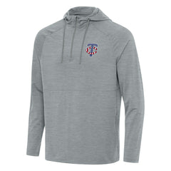 Minnesota Twins Antigua Spikes Stars and Stripes Team Logo Quarter-Zip Pullover Hoodie | MLB US