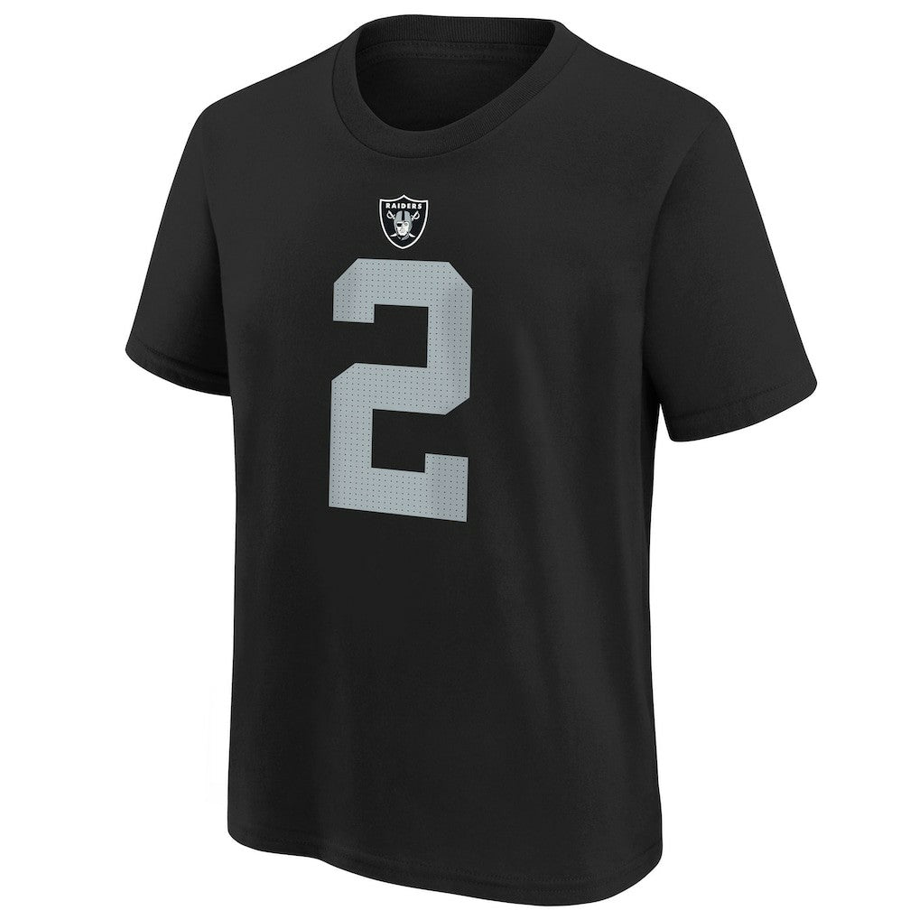 Las Vegas Raiders Nike Ashton Jeanty  Youth 2025 NFL Draft First Round Pick Name & Number T-Shirt