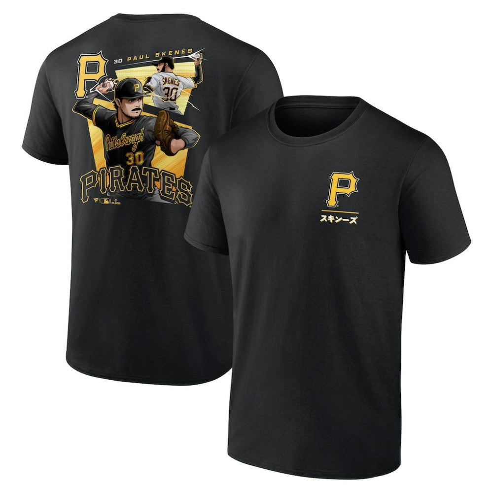 Paul Skenes Pittsburgh Pirates Anime Player T-Shirt | MLB US
