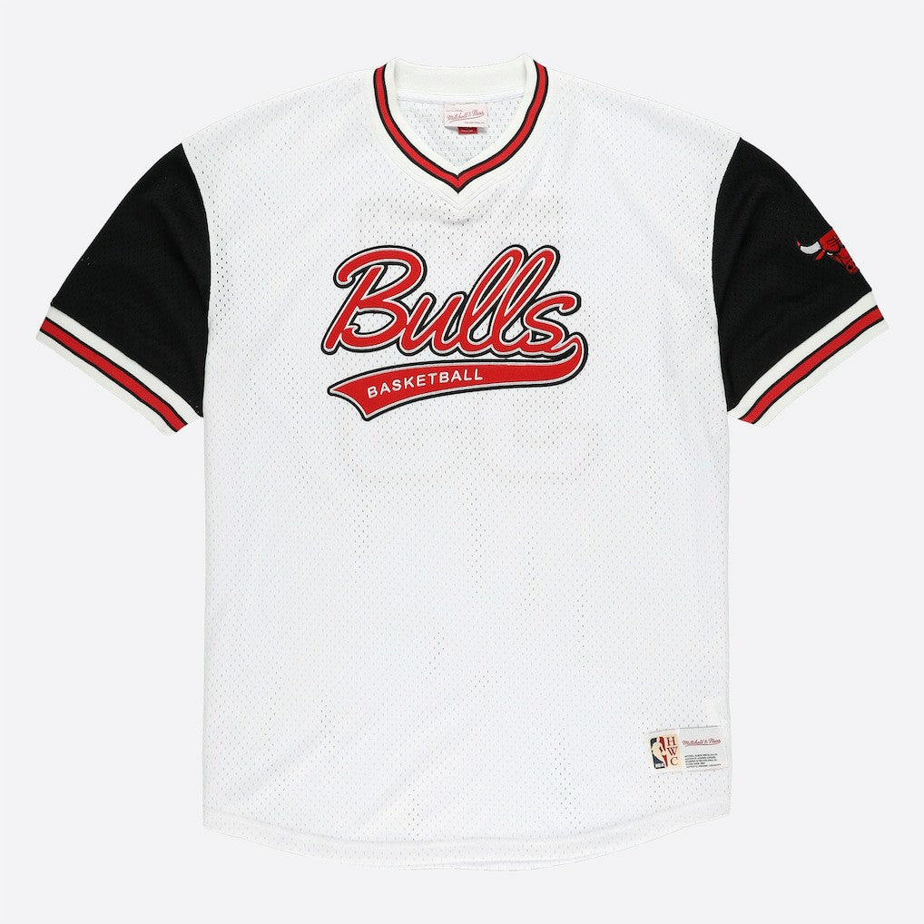 Scottie Pippen Chicago Bulls Player Mesh V-Neck Shirt sale New