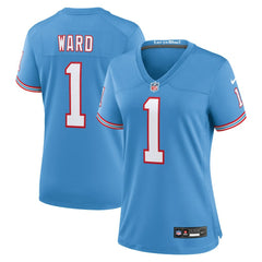 Tennessee Titans Nike Cam Ward  Women's 2025 NFL Draft 2nd Alternate Game Jersey