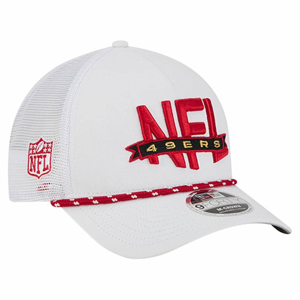 San Francisco 49ers New Era NFL 9FORTY A-Frame M-Crown Adjustable Trucker Hat