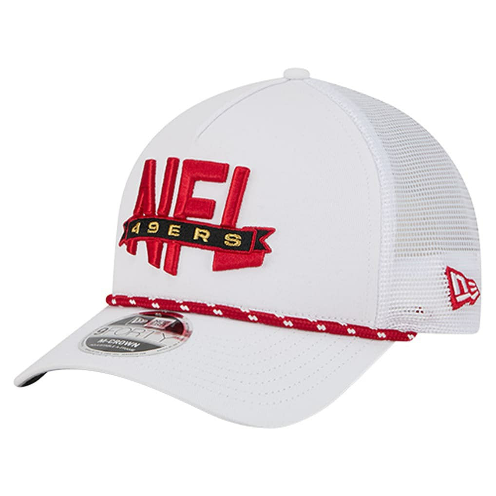 San Francisco 49ers New Era NFL 9FORTY A-Frame M-Crown Adjustable Trucker Hat