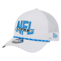 Detroit Lions New Era NFL 9FORTY A-Frame M-Crown Adjustable Trucker Hat