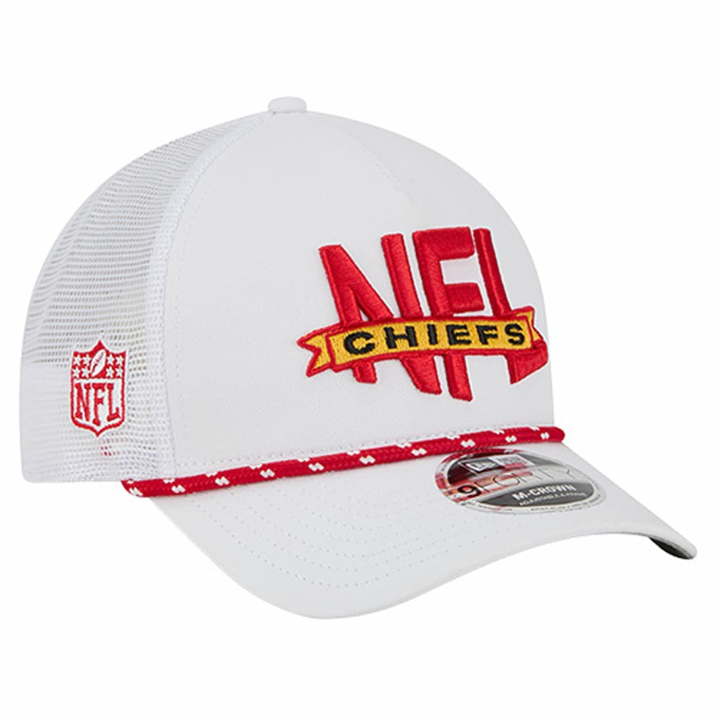 Kansas City Chiefs New Era NFL 9FORTY A-Frame M-Crown Adjustable Trucker Hat
