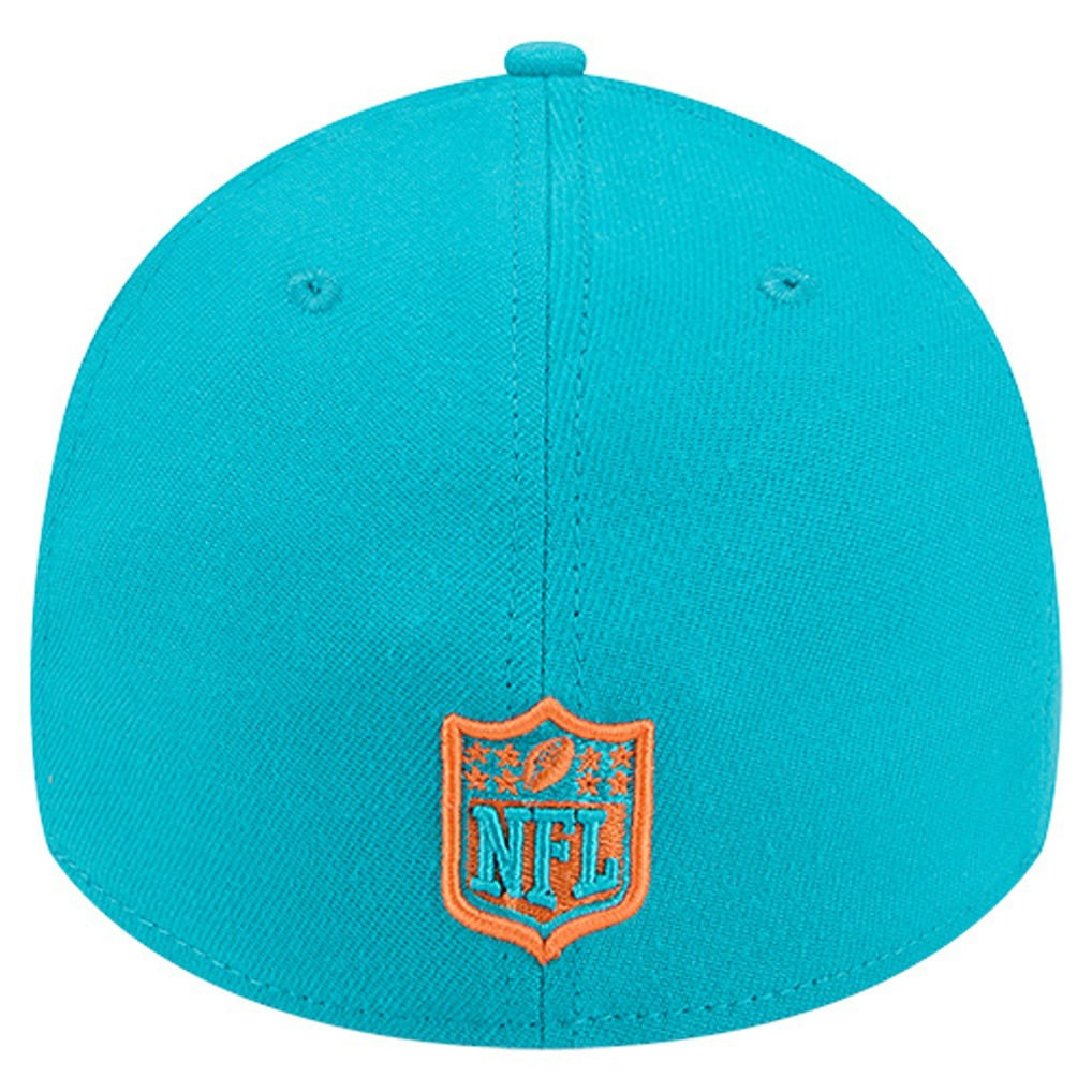 Miami Dolphins New Era Stripes 39THIRTY Flex Hat
