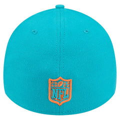 Miami Dolphins New Era Stripes 39THIRTY Flex Hat