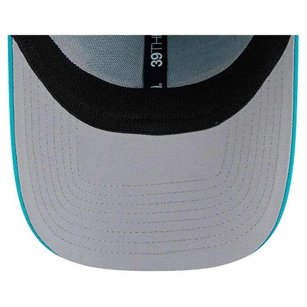 Miami Dolphins New Era Stripes 39THIRTY Flex Hat