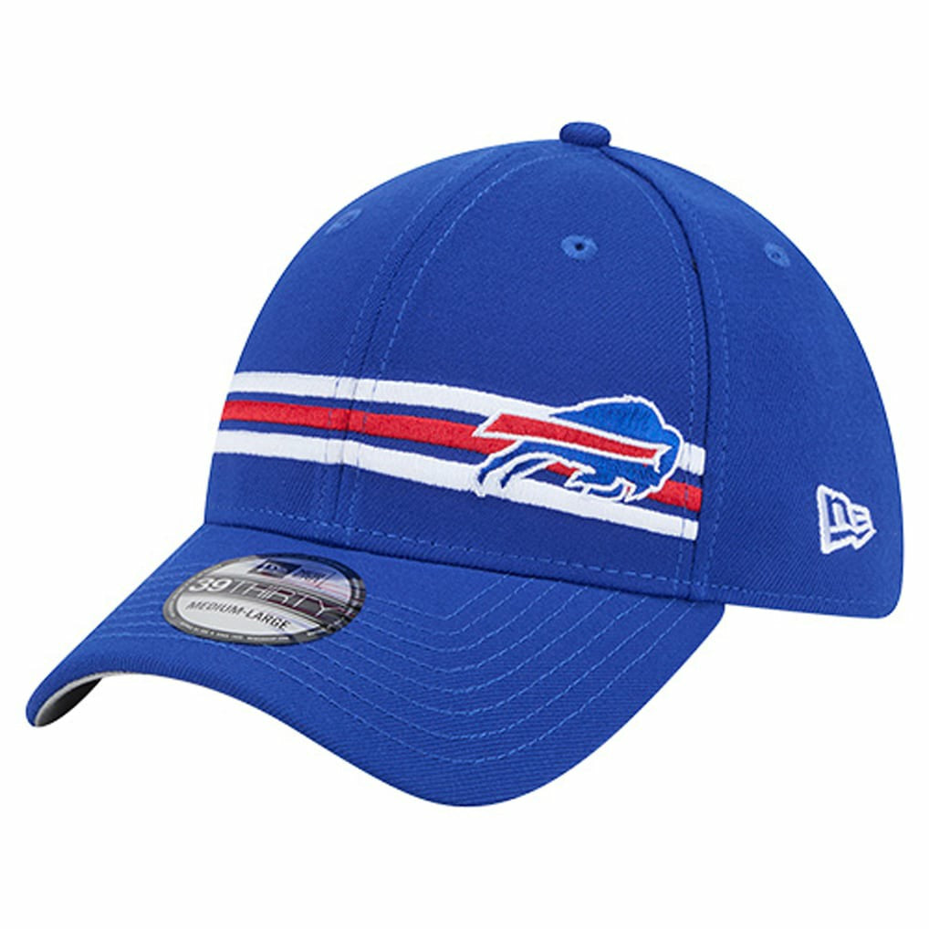 Buffalo Bills New Era Stripes 39THIRTY Flex Hat