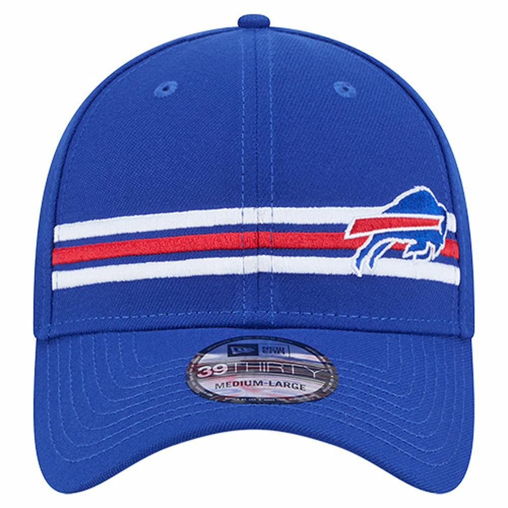 Buffalo Bills New Era Stripes 39THIRTY Flex Hat