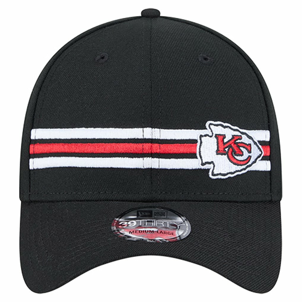 Kansas City Chiefs New Era Stripes 39THIRTY Flex Hat