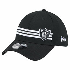 Las Vegas Raiders New Era Stripes 39THIRTY Flex Hat