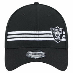 Las Vegas Raiders New Era Stripes 39THIRTY Flex Hat