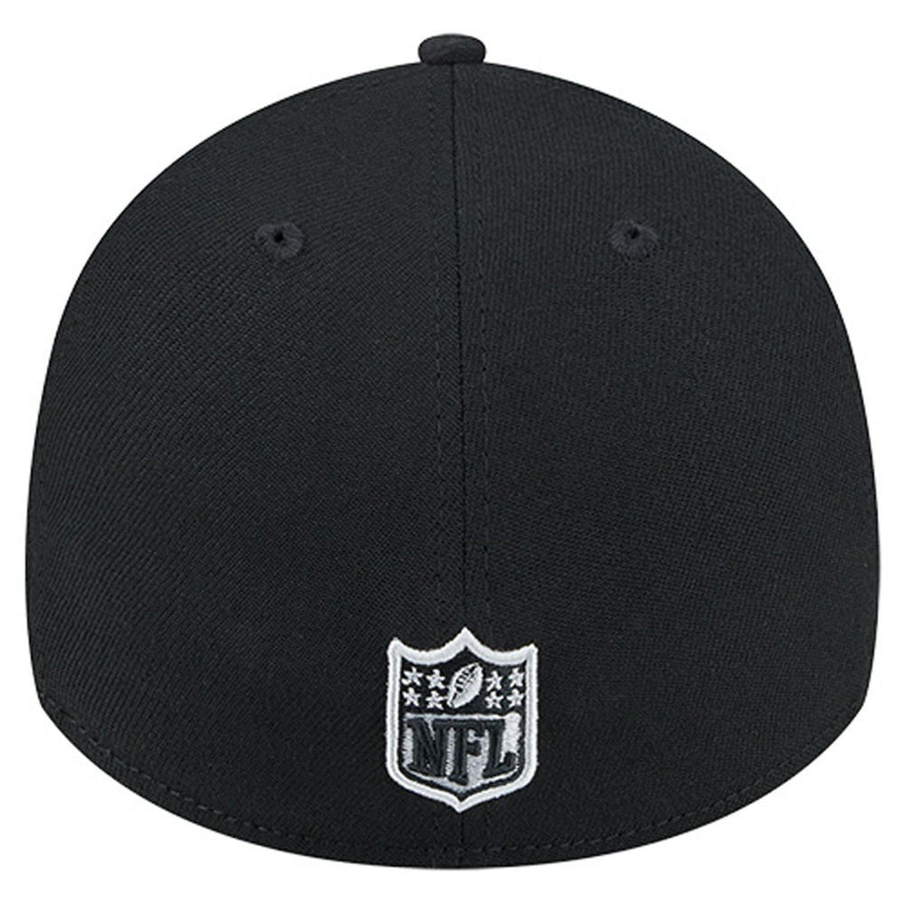Las Vegas Raiders New Era Stripes 39THIRTY Flex Hat