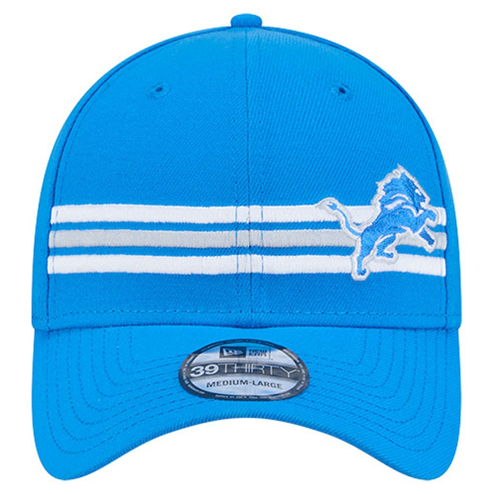 Detroit Lions New Era Stripes 39THIRTY Flex Hat