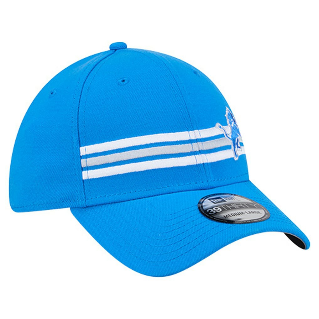 Detroit Lions New Era Stripes 39THIRTY Flex Hat