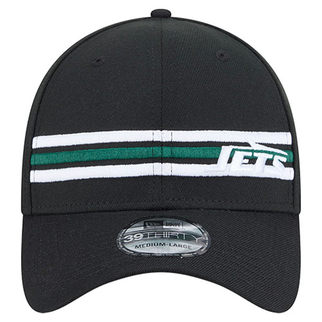 New York Jets New Era Stripes 39THIRTY Flex Hat