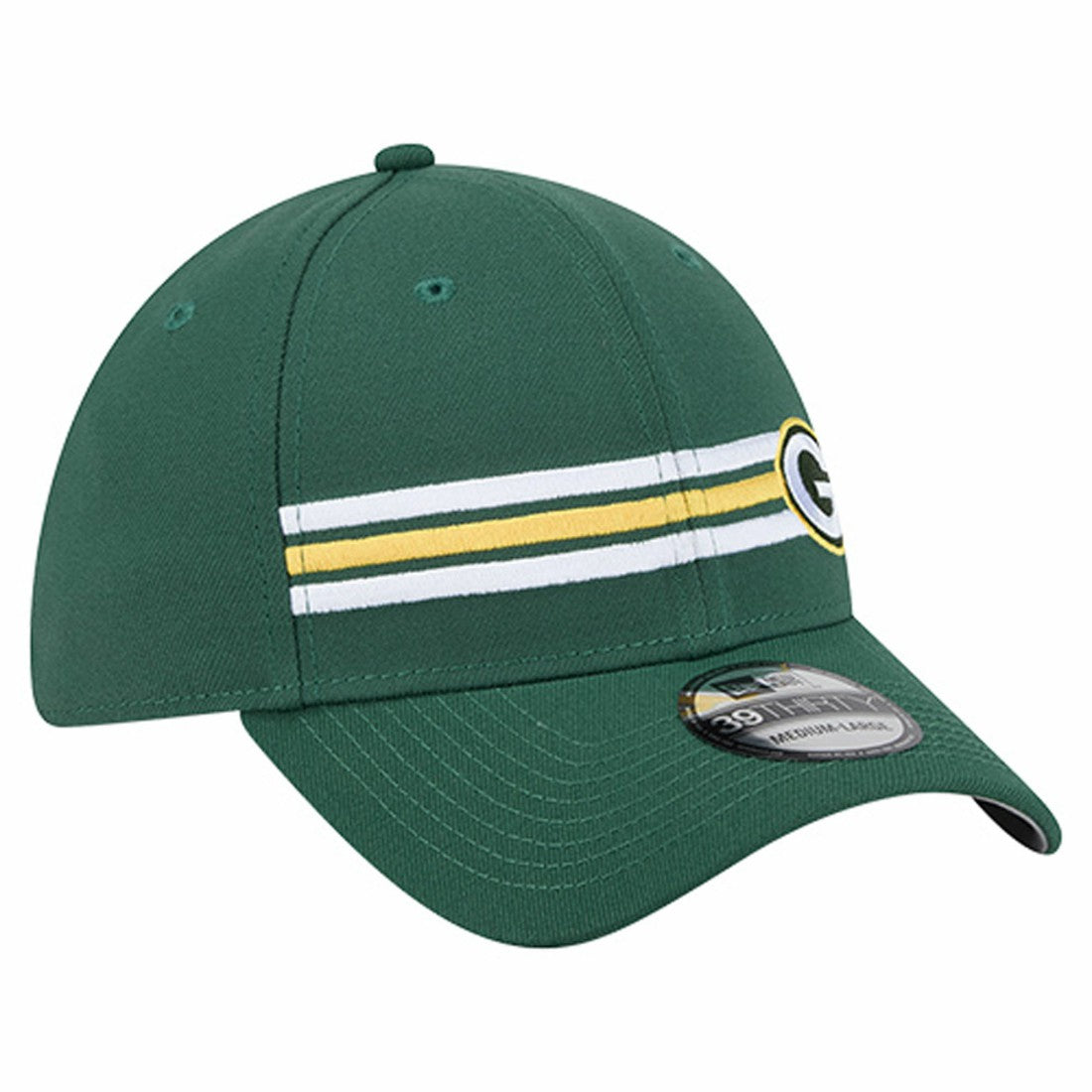 Green Bay Packers New Era Stripes 39THIRTY Flex Hat