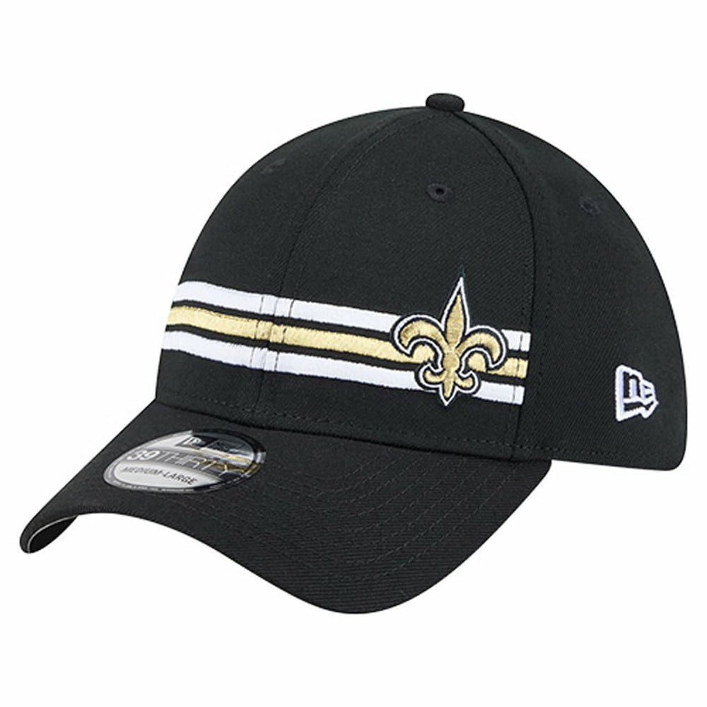 New Orleans Saints New Era Stripes 39THIRTY Flex Hat
