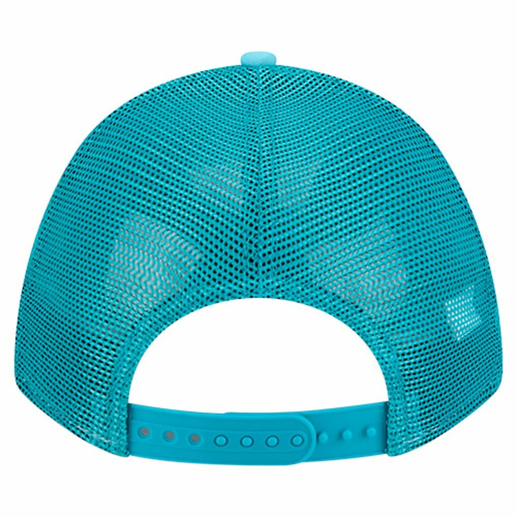 Miami Dolphins New Era Gas Station 9FORTY A-Frame M-Crown Adjustable Trucker Hat