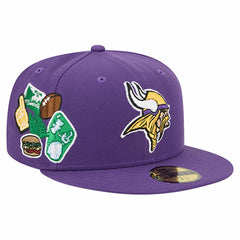 Minnesota Vikings New Era Group Chat 59FIFTY Fitted Hat