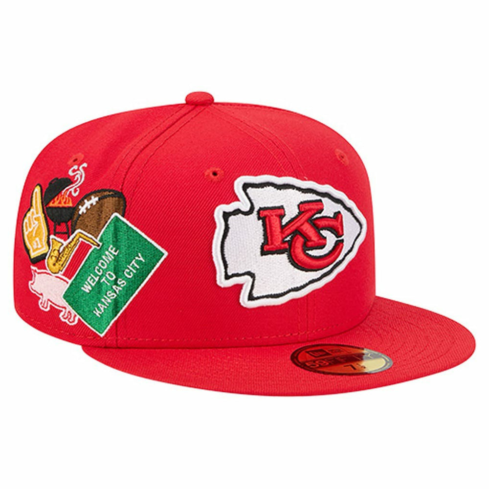 Kansas City Chiefs New Era Group Chat 59FIFTY Fitted Hat