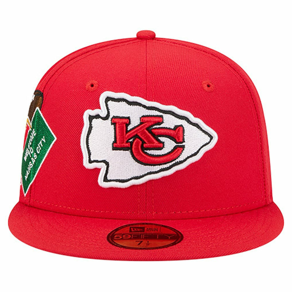 Kansas City Chiefs New Era Group Chat 59FIFTY Fitted Hat