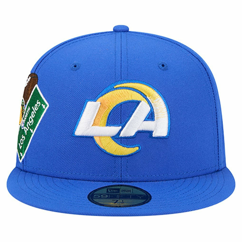 Los Angeles Rams New Era Group Chat 59FIFTY Fitted Hat