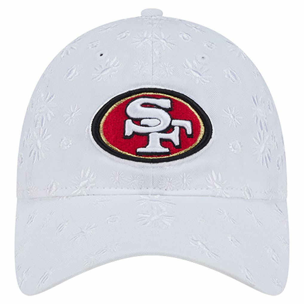 San Francisco 49ers New Era Women's Floral 9TWENTY Adjustable Hat