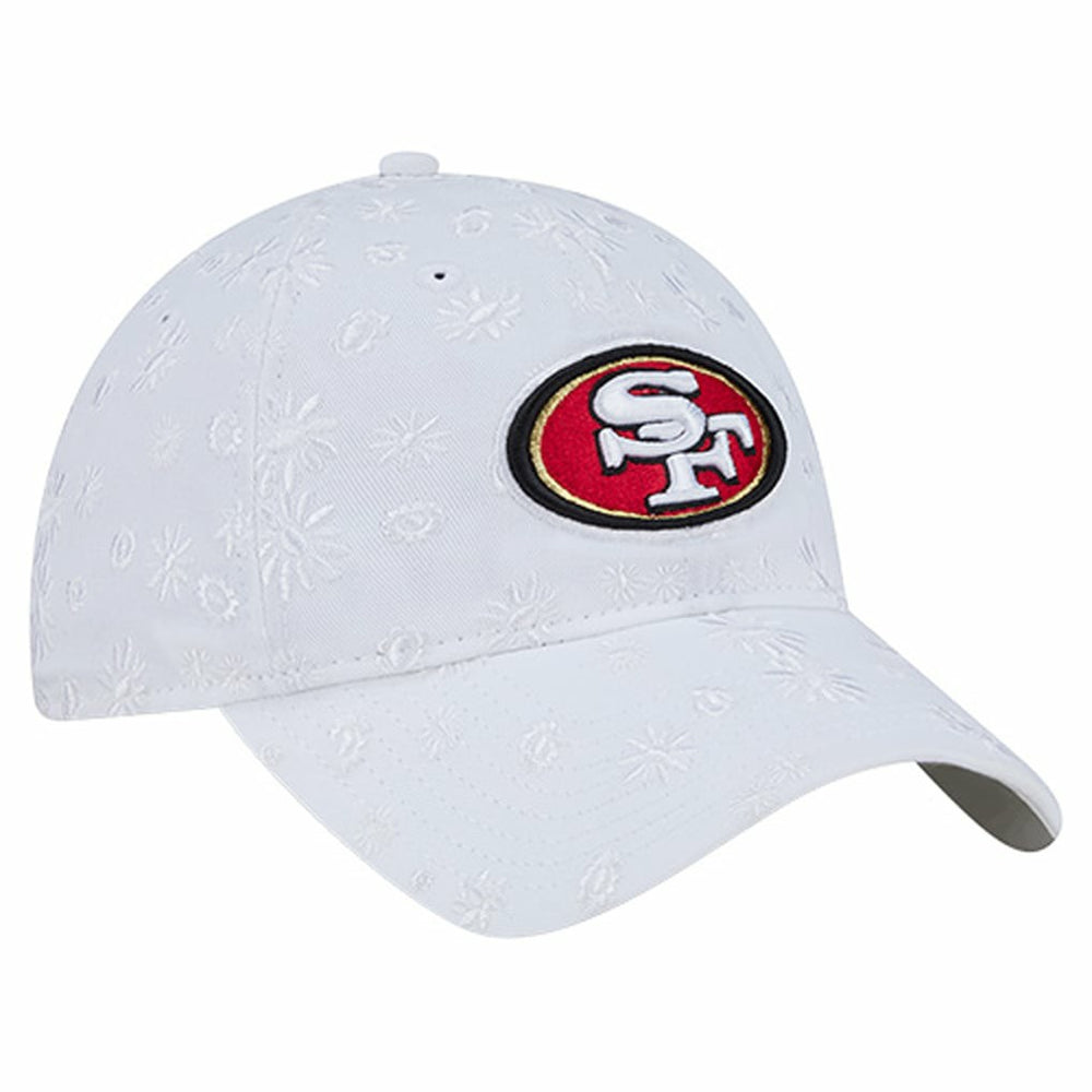 San Francisco 49ers New Era Women's Floral 9TWENTY Adjustable Hat