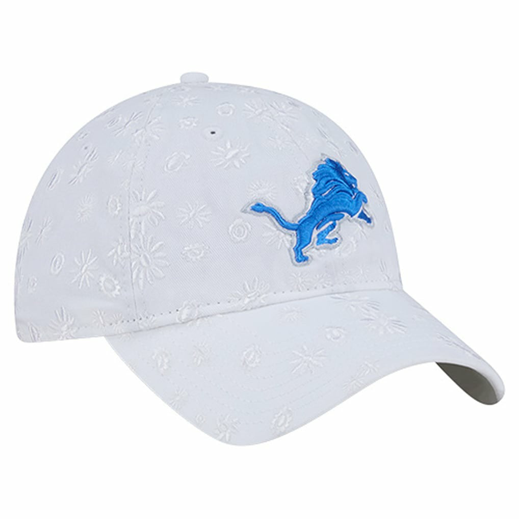 Detroit Lions New Era Women's Floral 9TWENTY Adjustable Hat