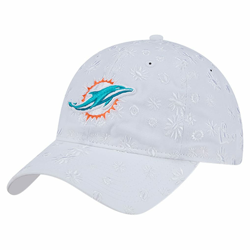 Miami Dolphins New Era Women's Floral 9TWENTY Adjustable Hat
